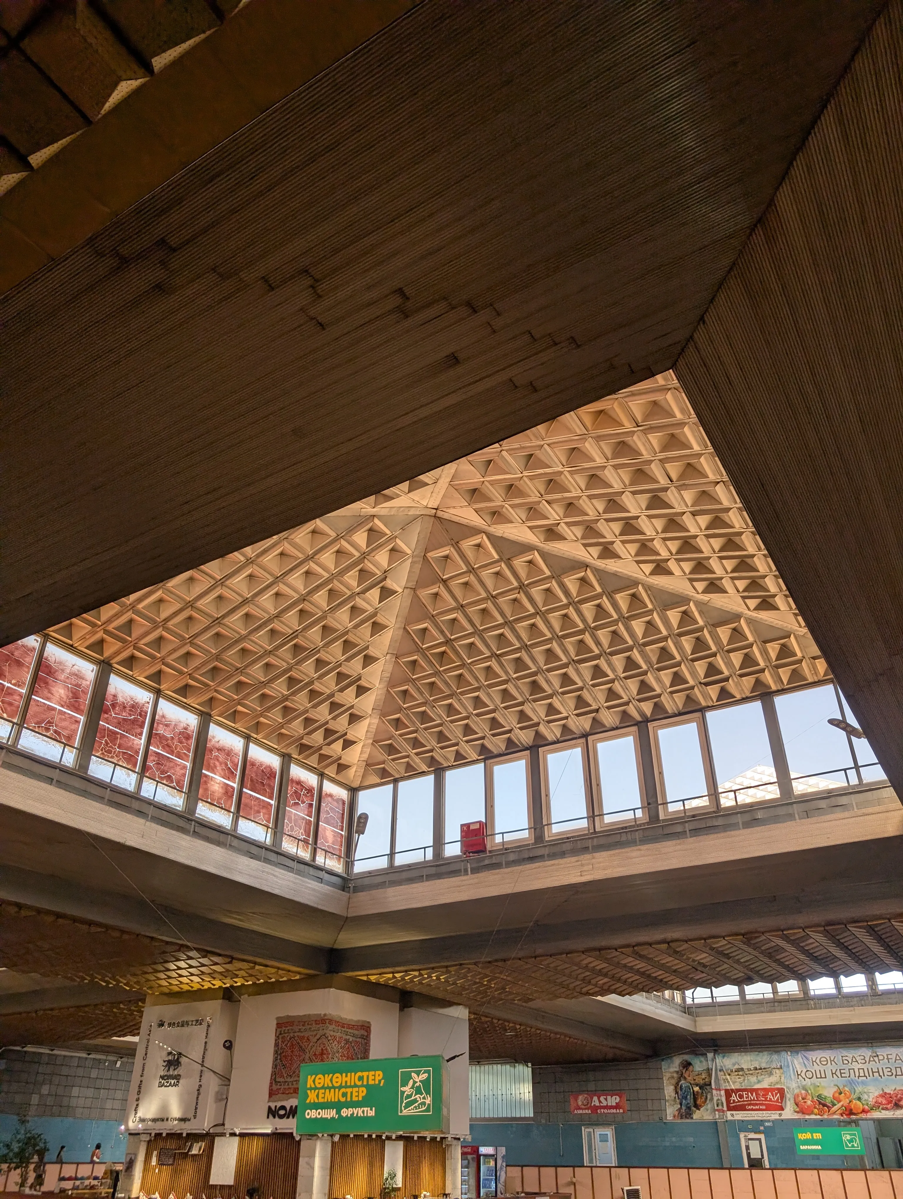 One of the roof lanterns over the Green Bazaar hall